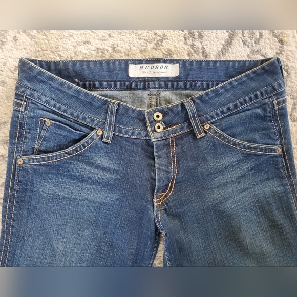 Hudson Dark Wash Boot Cut Jeans 32 - Picture 2 of 6